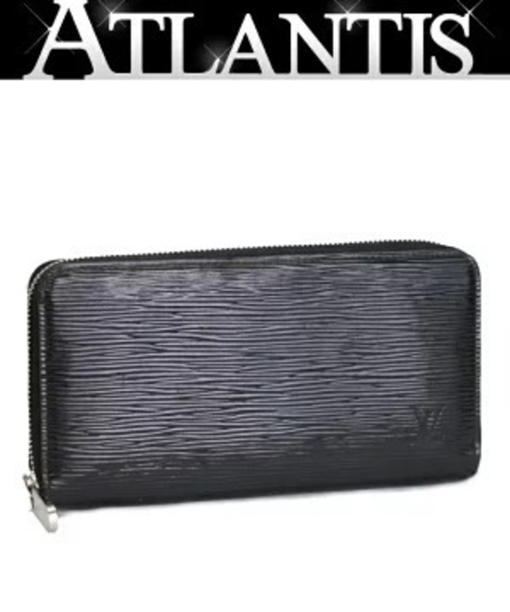 Louis Vuitton Zippy Wallet Epi Electric Leather Noir Black